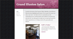 Desktop Screenshot of grandillusionsalon.com